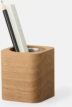 Oakywood Cubic Pen Pot - Eiken - Luxe Massief Houten Pennenpot Pennenbak