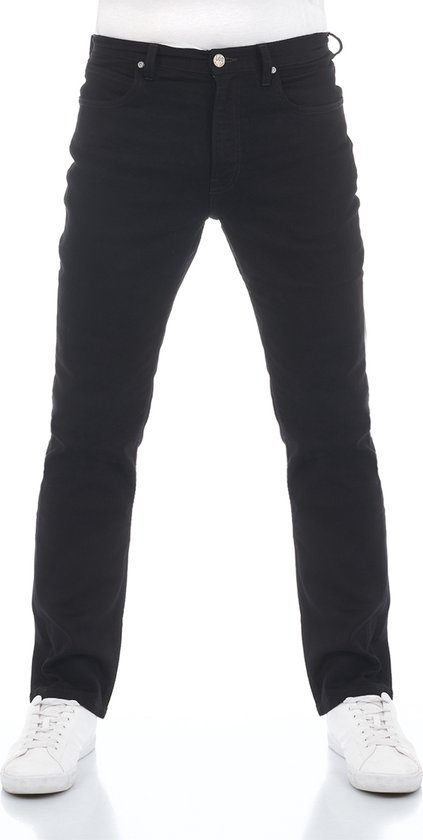 Lee Brooklyn Straight Jeans Zwart 38 / 34 Man