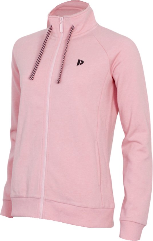 Donnay Vest met opstaande kraag - Sporttrui - Dames - Shadow Pink (545) - maat XXL