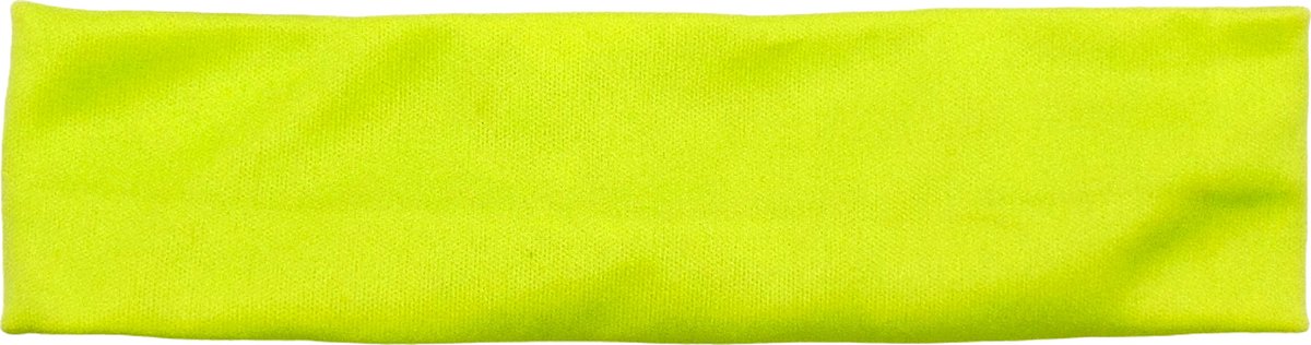 Haarband fluor groen middel