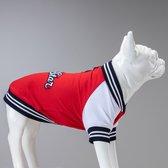 Lindo Dogs - Hondenjas - Hondenkleding - Honden sweatshirt - AllStar - Rood - Maat 7