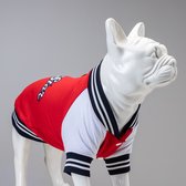 Lindo Dogs - Hondenjas - Hondenkleding - Honden sweatshirt - AllStar - Rood - Maat 8