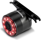 ROCKBROS USB Oplaadbaar Fietsachterlicht, Helder waterdicht LED-licht met 5 Constant knipperende en ademende Modi voor MTB-fietsen Fietsen