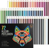 Crayons de couleur professionnels NAPI - 72 pièces - À Basis d'huile - Crayons de couleur pour Adultes - Crayons de couleur pour Enfants