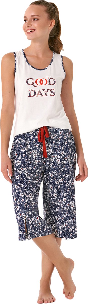 Feyza - Dames Capri Pyjama Set - L
