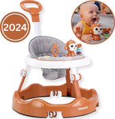 Twinky® Babywalker – Luxe Loopstoel met 3-delige speelset – Loopstoeltje voor Baby inclusief Voetenmat en Steel