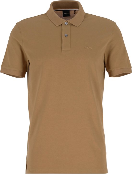 Boss Pallas Polos & T-shirts Homme - Polo - Camel - Taille 3XL