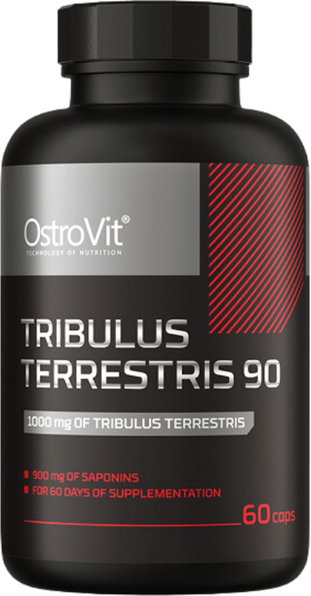 Goedkoopste Supplementen - Tribulus Terrestris 1000mg - 90 Saponine - 60 Capsules - Ostrovit