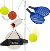 Set Twistball - durable grâce à des pièces améliorées - balle swing pour enfants et adultes - balle de tennis sur corde, jeu d'entraîneur de tennis jardin et outdoor