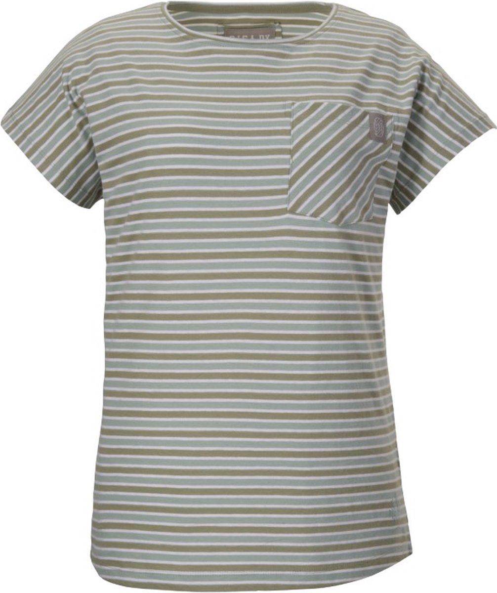 Giga by Killtec dames shirt shirt dames 41455 streep KM Groen