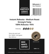 Oploskoffie - Another Cookie - Zak 500 gram - Instant Robusta - Medium Roast - 100% RFA - Vriesdroog