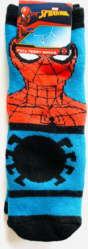 Spider-man Marvel - Spiderman sokken - Badstof sokken - Anti-slip - Spiderman speelgoed - Jongens - Maat 27-30