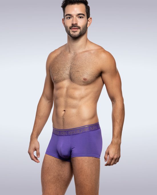 Garçon Trunk Purple - MAAT XL - Heren Ondergoed - Boxershort voor Man - Mannen Boxershort