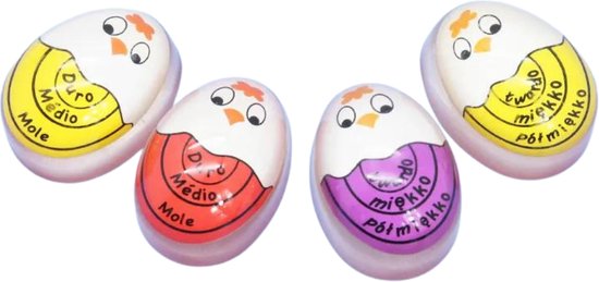 2 Stuks Gekookte Eiertimer, Hars Eierwekker, Eierkookwekker, Voor Koken In De Keuken Twee Kleuren 661363637