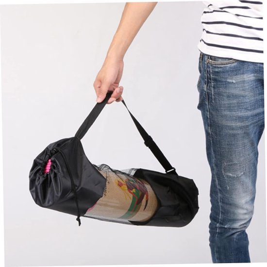 Yogatas - Tas voor yogamat - Yogamattas- met trekkoord-Sporttas-Yoga koker tas-2 stuks yogamat tas -crossbody tas voor dames fitness -draagtas — afbeelding 5