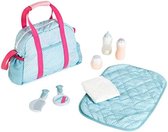 Bol.com Luiertas pop - Verzorginstas pop - Pop verzorgingsset - Luiertas speelgoed - Luiertas speelgoed - 26 x 7 x 20 cm - Veelk... aanbieding