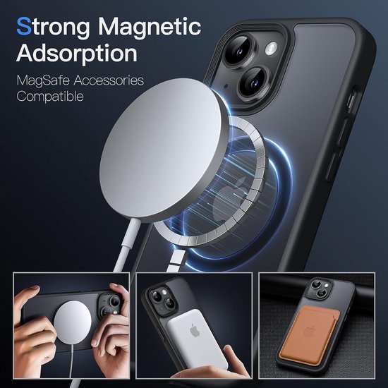 iPhone 13 Pro Max leren hoesje (zwart
