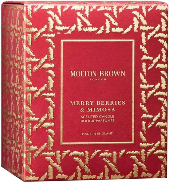 Molton Brown Geurkaars Christmas Merry Berries & Mimosa Scented Candle