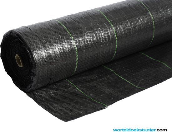 Worteldoek 6,00 breed x 10 meter lang + 50 stuks gratis gronddoekpennen totaal 60 M2