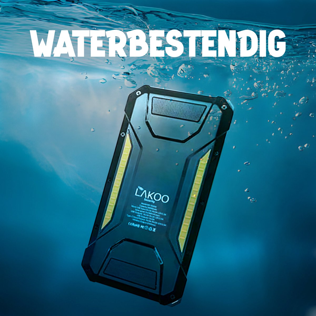 LAKOO Solar Powerbank - 30000MAH - Noodpakket - afbeelding 3