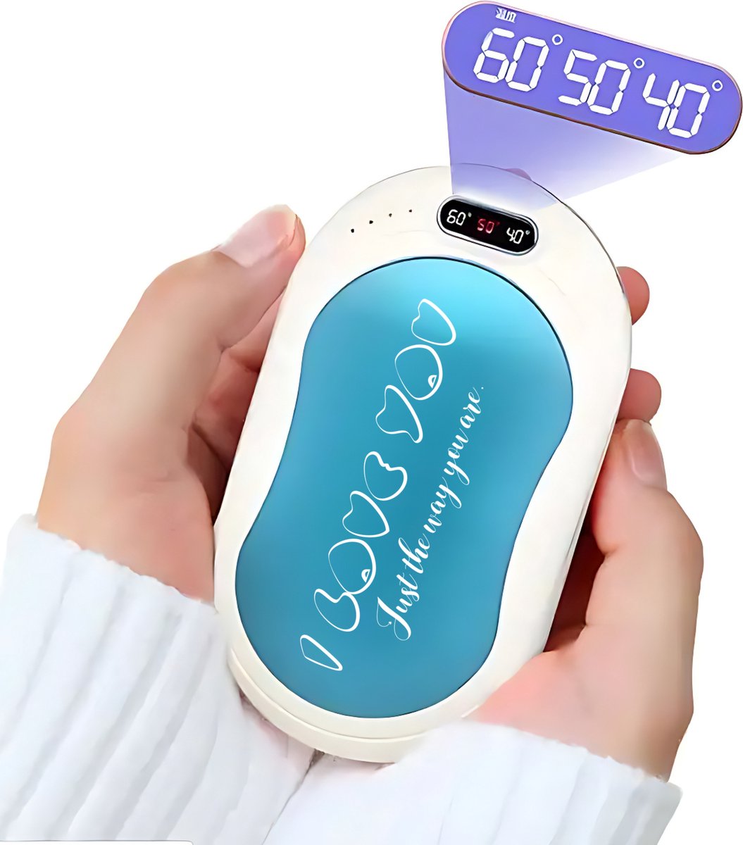 Elektrische Handwarmer Powerbank - Valentijn cadeautje vrouw - Valentijnsdag - Draagbare Handwarmer - Romantisch Cadeau — cadeau in VALENTIJNSDAG 🌹 - foto 5