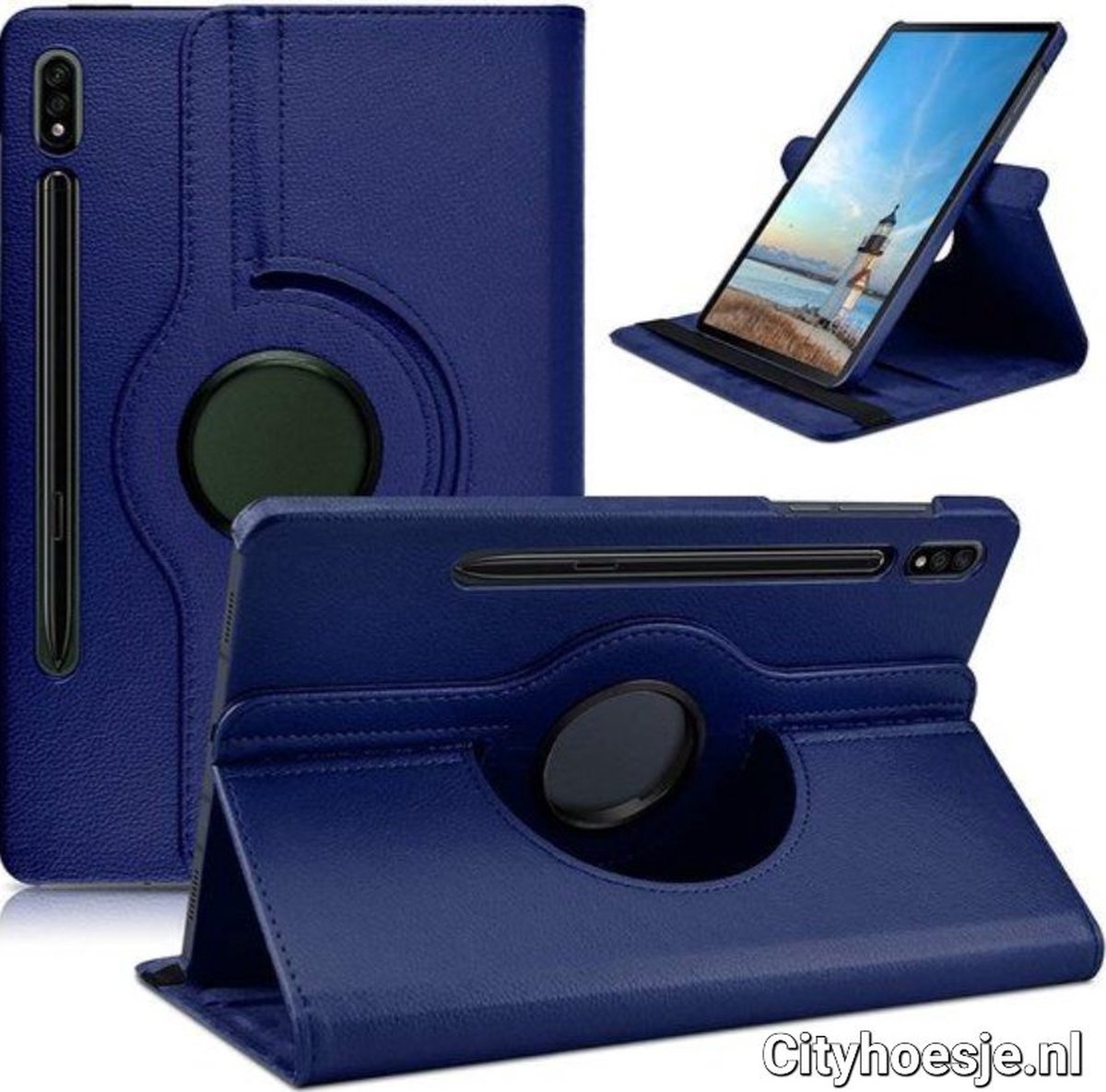 BookCase geschikt voor Samsung Galaxy Tab S9 Plus – Cityhoesje.nl 12,4 inch