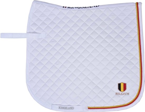 Rhinegold gewatteerde zadeldoek met dubbele binding, Cob, Zwart Rhinegold gewatteerde zadeldoek met dubbele binding, Cob, Zwart