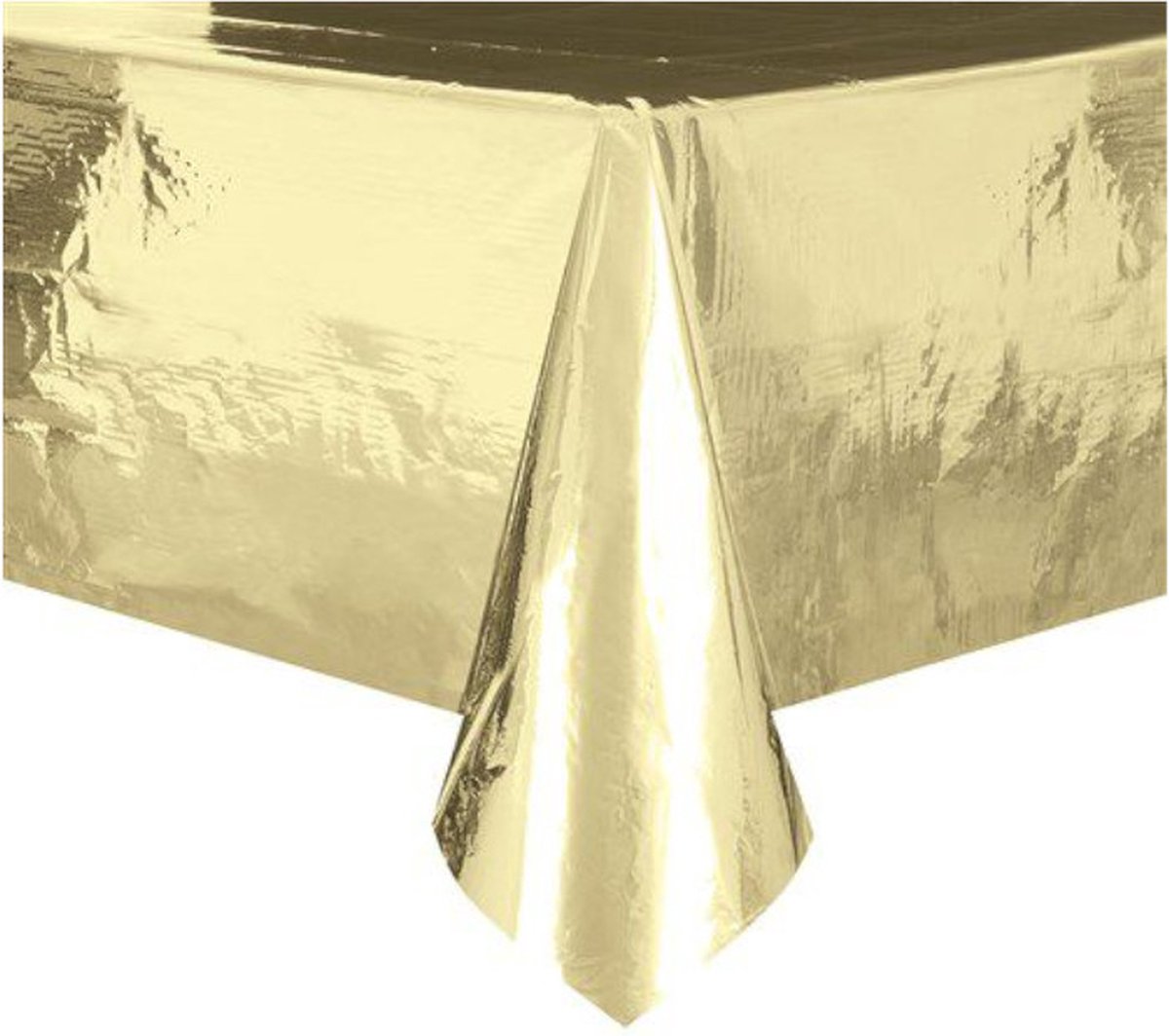 Tafelkleed - Cadebo - Goud Folie (137x274cm) - Glimmend Goud - Gratis Verzonden