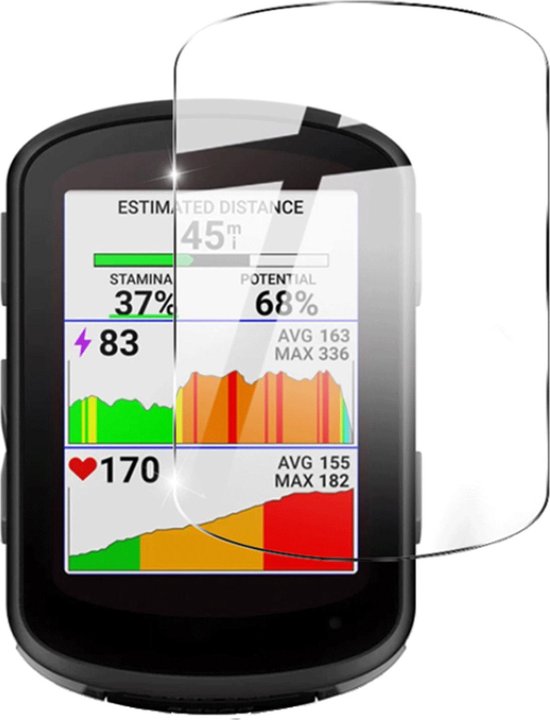 2 Verres Trempés PHONILLICO Pour Garmin Edge 530/830 - Protection Écran GPS Vélo - Anti-Rayures & Chocs - Livraison France