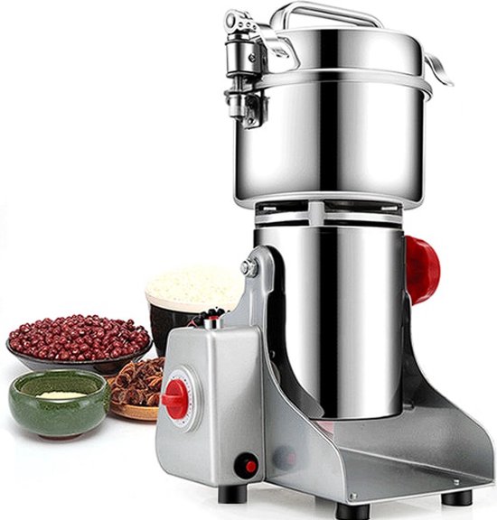 Foto: Progrind professionele elektrische graanmolen spice grinder kruidenmolen kruiden maler 350g rvs 1800