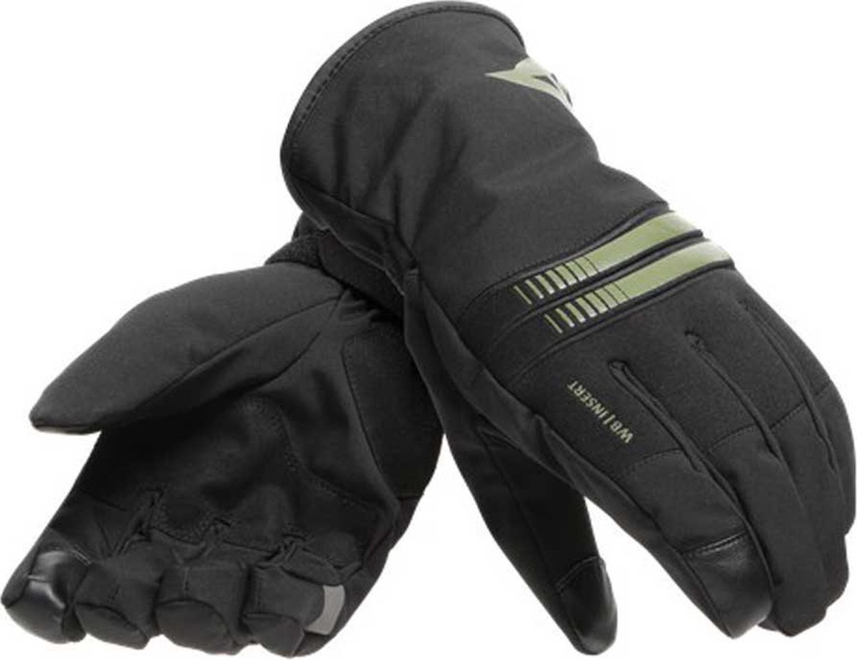 Dainese Plaza 3 D-Dry Zwart Bronze Groen - Maat S - Handschoen