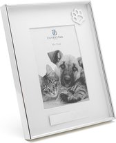 Zilverstad - Memory fotolijst Huisdier met pootje 10x15 cm