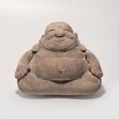 Huggy Buddha - The Original - Zachte knuffel - Gemaakt van gerecycled materiaal - 26 x 29 cm