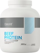 Protein Poeder - OstroVit Beef Protein 1800 g - 1800 g Aardbei