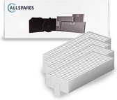 AllSpares Akoestisch Filter (4St.) voor afzuigkappen geschikt voor Bosch Siemens Neff 17004801, HEZ9VEDU0 / Siemens HZ9VEDU0 / Neff Z811DU0 en Gaggenau CA084010 (192x75x35mm)
