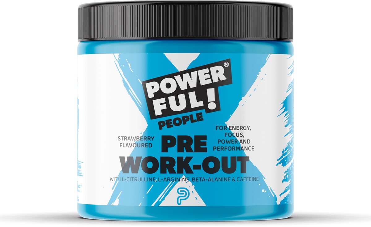 Goedkoopste PowerfulPeople - PRE-Workout - 200mg caffeïne - Exotic Flavor - Til je trainingen naar een hoger niveau - 30 doseringen - 300g