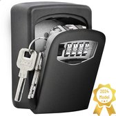 FitFusionHome Key Safe - Coffre-fort à clés avec code pour l'intérieur et l'extérieur - Boîte à clés - Serrure à combinaison - Soins à domicile - Résistant aux intempéries