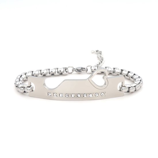 Bracelet Hartjes Set pour Hem et Cheveux - Cadeau d’amour romantique Cadeaux pour hommes - Cadeau de la Saint-Valentin - Saint-Valentin pour les hommes - Cadeau de la Saint-Valentin pour Hem