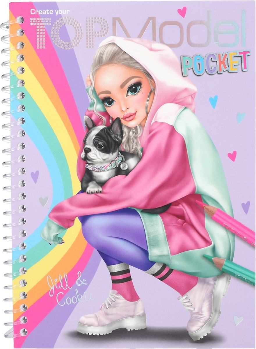TOPModel pocket kleurboek