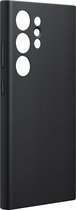 Samsung Vegan Leather Case - Geschikt voor Samsung Galaxy S24 Ultra - Black