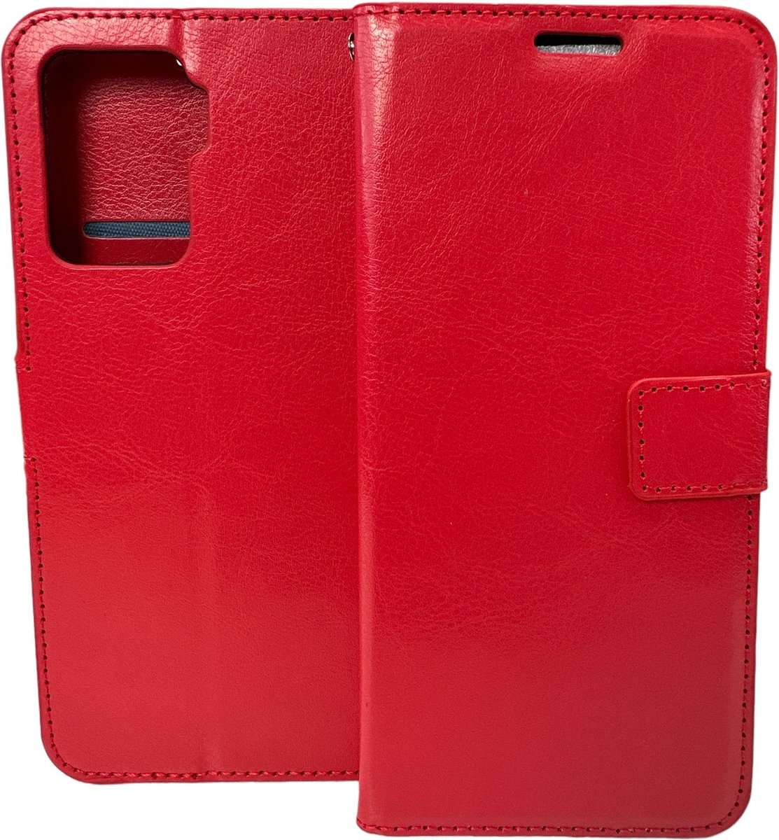 Portemonnee Book Case Hoesje Geschikt voor: Oppo A94 5G - rood