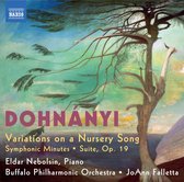 Eldar Nebolsin, Buffalo Philharmonic Orchestra, JoAnn Falletta - Dohnányi: Variations On A Nursery Song, For Piano And Orchestra (CD)