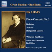 Wilhelm Backhaus, Saxon State Orchestra, Karl Böhm - Brahms: Piano Concert No. 2 (CD)