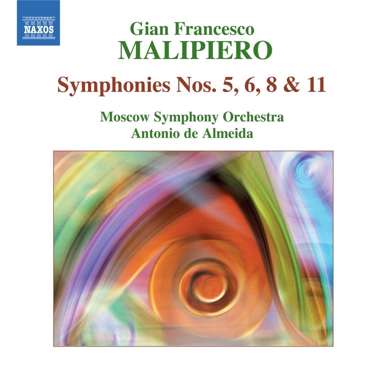 Moscow Symphony Orchestra, Antonio De Almeida - Malipiero: Symphonies Nos. 5, 6, 8 & 11 (CD)