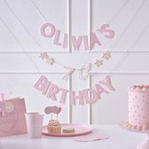 Birthday Roze - Personaliseerbaar