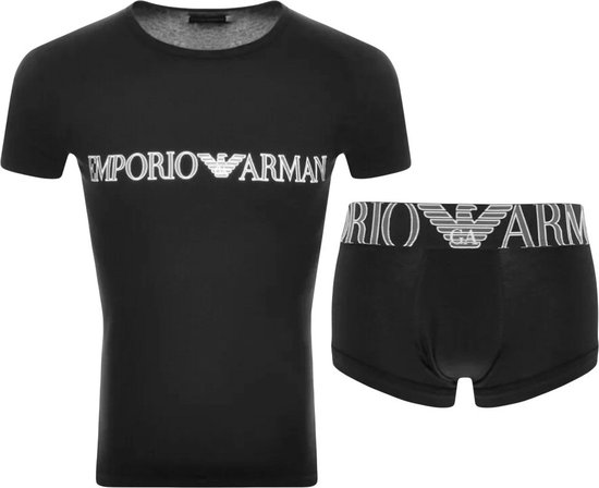 Emporio Armani - Heren - Pyjama - Zwart - S