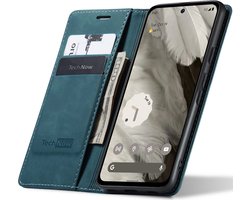 Hoesje geschikt voor Google Pixel 8 - Book Case Leer Slimline Blauw