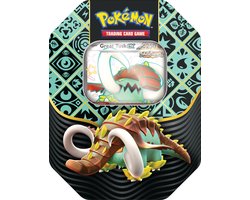 Pokemon scarlet & violet paldean fates tin (charizard ex / iron treads ex / great tusk ex 1x random tin)