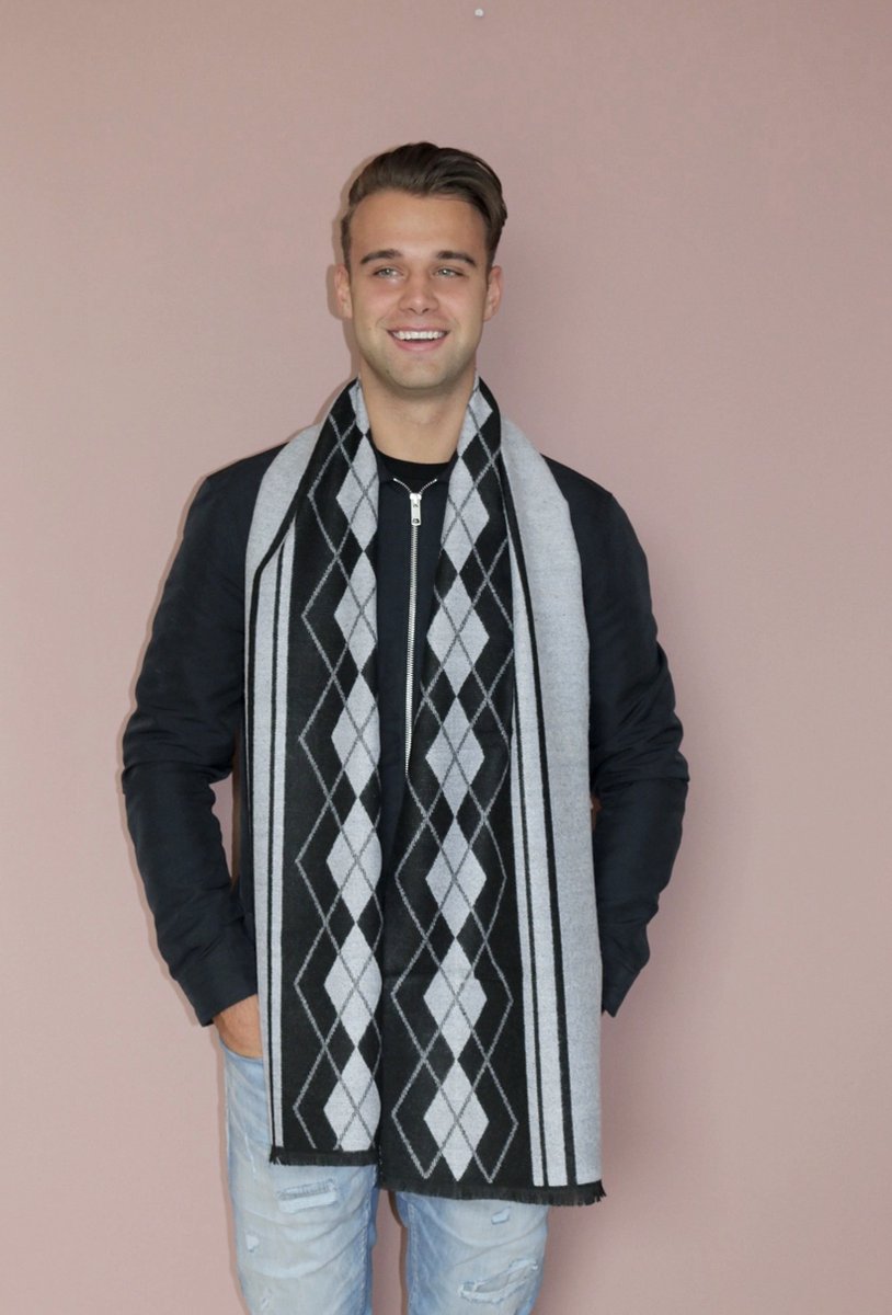 Rotfuchs Wintersjaal & Warm Geruit Modieus Meerdere kleuren Wol Made in