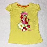 Strawberry Shortcake tshirt geel-Maat 104